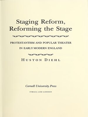 cover image of Staging Reform, Reforming the Stage